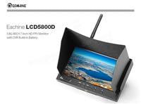 Eachine LCD5800D 5.8G 40CH 7" HD FPV Monitor with DVR Built-in Battery [1067081]